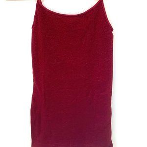 Red Sparkly Camisole Tank